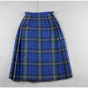 Brooks Brother Skirt Plaid 12 Pure Wool Pleated Kilt Vintage Baird Scotland